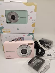 Fotocamera digitale 32 GB HD 1080P 44 MP 2,4"" schermo LCD 16X zoom anti-shake ROSA - Foto 1 di 3