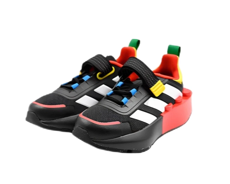 Size 6 (GS) - adidas Tech Runner x LEGO Low Shock Blue Red