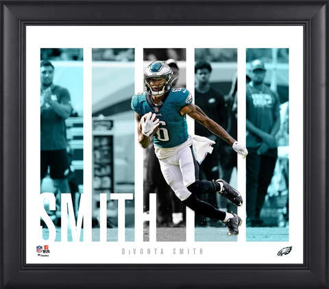 Devonta Smith Philadelphia Eagles 15x17 Player Panel Collage Cover