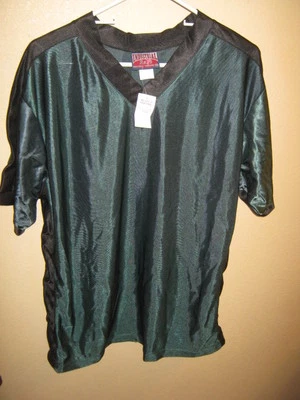 Nuevo Antiguo Stock Trapos Industriales Grandes Verde y Negro Hecho en EE. UU. 100% Poliéster Foto 1 de 4