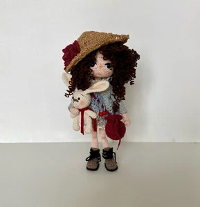 Amigurumi Puppe, Häkelpuppe, Kunstpuppe, gehäkelte Puppe, Handarbeit, Unikat, - Bild 1 von 10