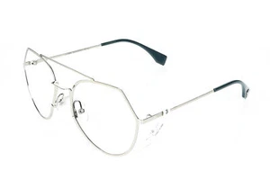 FENDI 297011 FF 0329-03YG Eyeglasses Silver without Demo Lens 53mm - Picture 1 of 8