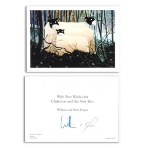 William and Ffion Hague - Signature - Signed Christmas Card - Picture 1 of 1