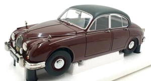 Model Icons 1/18 scale Diecast 701001 - Jaguar MK2 Inspector Morse Burgundy - Picture 1 of 6