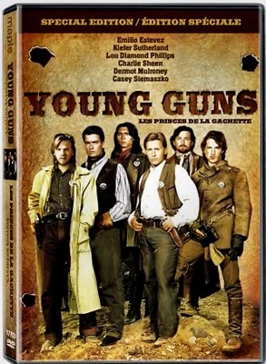 Young Guns - Kiefer Sutherland, Lou Diamond Phillips, Charlie Sheen - DVD nuevo Foto 1 de 2