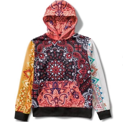 BRAND NEW Diamond Supply Co. Paisley Patchwork Hoodie (Multicolor) Men's Size L - Image 1 of 4