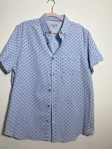 MENS SOVEREIGN CODES LA SHIRT XL FLAMINGO FUN BLUE BEACH - Picture 1 of 8