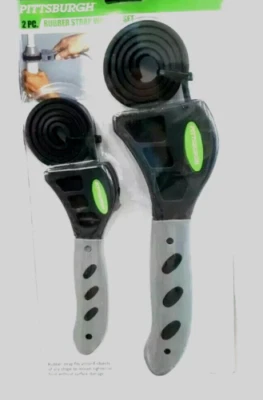 2 Pc Rubber Strap Wrench Set (BRAND NEW) USA SELLER SALE !!!!!!!!!!!!!!!!!!!!!!! - Image 1 of 2