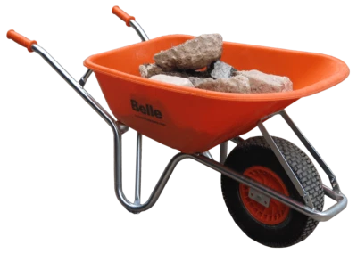 Belle Warrior Wheelbarrow PNEUMATIC Tyre Altrad Belle Heavy Duty Barrow