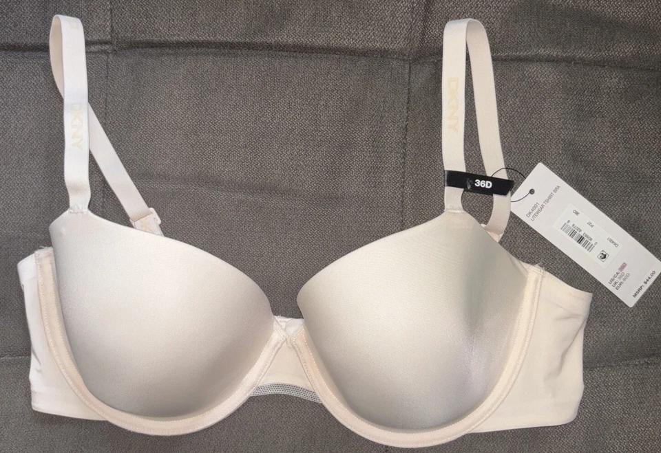 DKNY Litewear Spacer T-Shirt Bra DK4001 Vanilla 36D M684