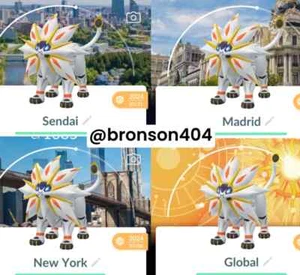 Fondo Solgaleo Sendai/Madrid/Nueva York/Global - Pokemon Trade Go - Imagen 1 de 1
