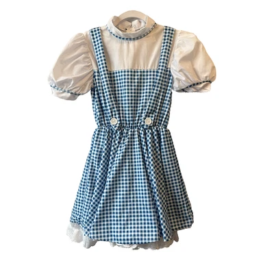 Rubíes Mago de Oz Dorothy Niñas M Vestido a Cuadros Disfraz de Halloween Vestir Foto 1 de 4