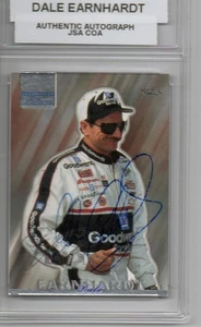 1996 CLASSIC DALE EARNHARDT SR AUTOGRAPHED Card #124 JSA COA AWESOME - Picture 1 of 3