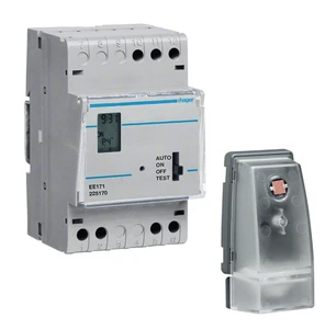 Hager EE171 Dämmerungsschalter + Digitale Wochenschaltuhr 230V inkl. Aufbaufühle - Bild 1 von 1