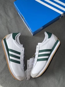 Adidas Country OG | Bianco/Verde | UK4 | Nuove con scatola | Prezzo consigliato £85 - Foto 1 di 6