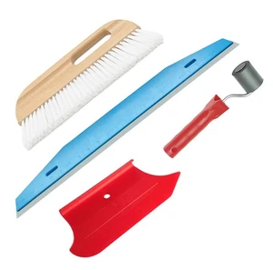 Profi Tapezierset 4tlg. Tapezierzubehör Tapezierwerkzeug Renovieren Tapezieren - Bild 1 von 5