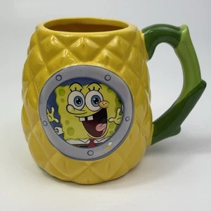 SpongeBob SquarePants Pineapple Window 23 oz Ceramic Mug Nickelodeon Collectors - Picture 1 of 15