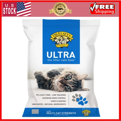 Dr. Elsey's Ultra Unscented Clumping Clay Cat Litter 18 lb Bag - Image 1 of 4