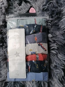F&F Kids Boys Car Briefs Pants 7 Pack Age 18-24 Months Cotton ~ New & Free P&P - Picture 1 of 3
