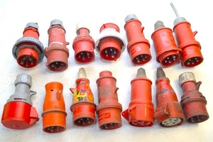 14x CEE Stecker Kupplung 16A MENNEKES + PCE + Cekon + Bals - Bild 1 von 16