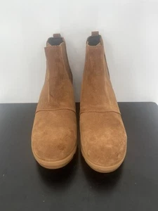 Sorel Joan Of Arctic Wedge II Chelsea Boot Brown Suede 8.5 Ankle - Picture 1 of 7