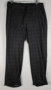 Democracy Damen hoch geschnitten karierte Hose Kordelzug Taille Taschen Größe 1X schwarz - Bild 1 von 6