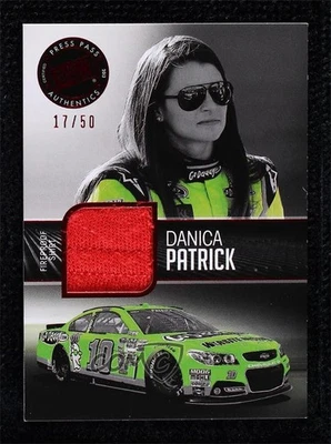 2013 Press Pass Redline Relics Red /50 Danica Patrick #RR-DP - Image 1 of 2