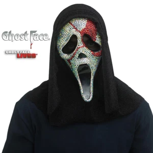 Ghost Face Bloody Bling Mask - Fun World Scream - Picture 1 of 1