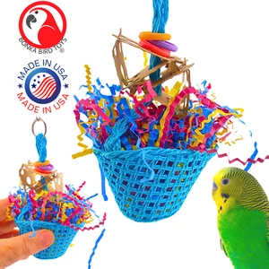 1070 Swiss Bag Bird Toy Parrot cage toys cages cockatiel parakeet budgie conure - Picture 1 of 7
