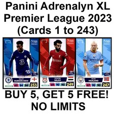 Panini Premier League Adrenalyn XL 2023 (1 to 243) **Please Select Cards**