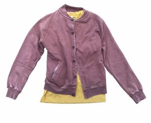 NEW 32 Bar Blues Bomber Style Cardigan Jacket Button Front Burnt Orange XLarge - Picture 1 of 11