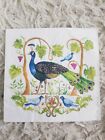 4 X Napkins For Decoupage/Art/Dining/Craft Peacock 