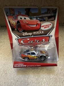 Disney Pixar Cars Lightning McQueen Metallic Deco Finish Rare Hard to Find 2013 - Picture 1 of 3