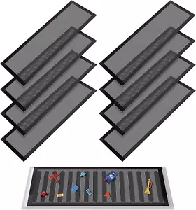 8 Pack Floor Register Screen Vent Mesh-4X10 Inch Plastic Rectangle Air Vent Scre - Picture 1 of 12