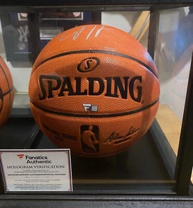 James Harden Autographed Signed NBA Spaulding Basketball Fanatics COA - Picture 1 of 2