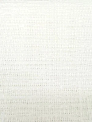 Thibaut Textured Indoor Outdoor INSIDE OUT Fabric- Piper Snow White 2 yds W73438 - Image 1 of 2