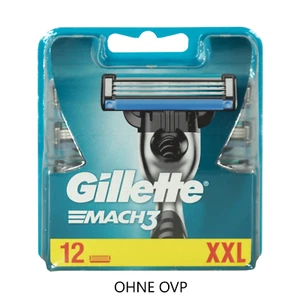 Gillette Mach 3 Rasierklingen 4-8 oder 12 Stück - OHNE OVP - im Blister - Bild 1 von 6