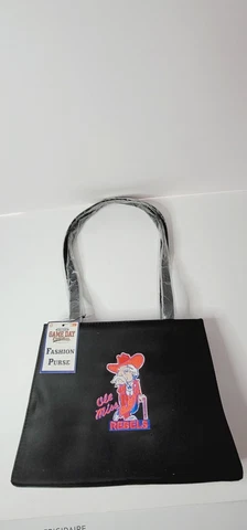 NEW Ole Miss Rebels Mississippi Black Game Day Purse College Logo SEC F5 Cover