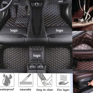 For Land Rover Defender Car Floor Mats Waterproof Auto Mats Carpets Car Rugs - Foto 1 di 30