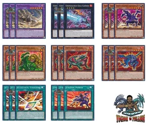 Yugioh! Mazo de dinosaurios Evolsaur Lios Zuttomozaurus poder jurásico casi nuevo - Imagen 1 de 1
