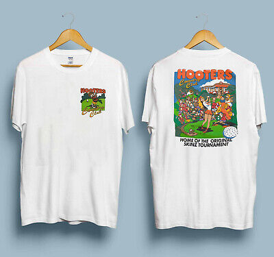 Vintage 90s Hooters Country Club Graphic T Shirt S-3XL Single Stitch USA Made • 18.69€