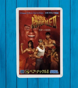 BARE KNUCKLE II STREETS OF RAGE II JAP SEGA MEGADRIVE FRIDGE MAGNET IMAN NEVERA - Imagen 1 de 1
