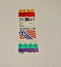 1994 BOLIVIA VS SPAIN WORLD CUP SOCCER TICKET SOLDIER FIELD CHICAGO RARE USA #27