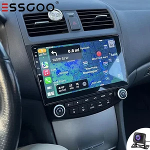 10" Android 14 For Honda Accord 2003-2007 CarPlay Car Stereo GPS FM Radio BT+AHD - Picture 1 of 15