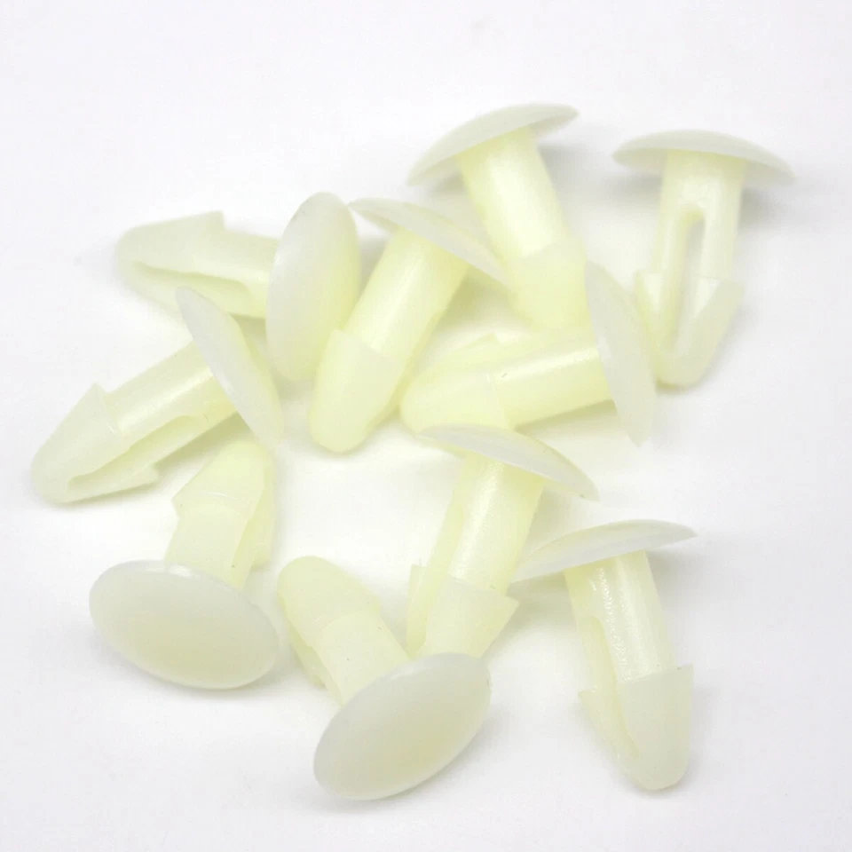 12 retenedores de clip de sello de puerta de nailon para Mercedes Benz R107 W108 W114 W115 W116 W123 Foto 1 de 3