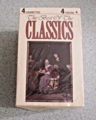 THE BEST OF THE CLASSICS 4 CASSETTE SEALED SET COMPLETE TBC-4-09001,2,3,4 - Image 1 of 3