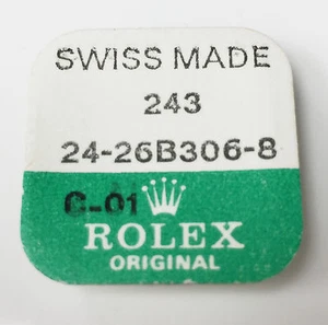 Rolex 243 24-26B306-8 Yellow Gold 18k Crown Authentic Swiss Made Original NOS - Picture 1 of 7