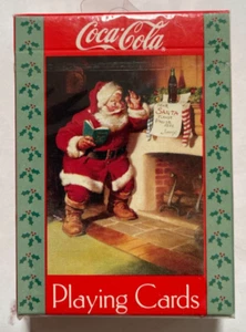 Coca Cola Santa Christmas Playing Cards Holidays NEW Sealed Deck Coca-Cola - Picture 1 of 2