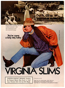 1987 Virginia Slims Woman Fashion 80s VINTAGE Print AD Advertisement 8.5x11