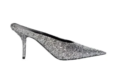 Cuchillo mulas BALENCIAGA plata titanio talla 37 Foto 1 de 4